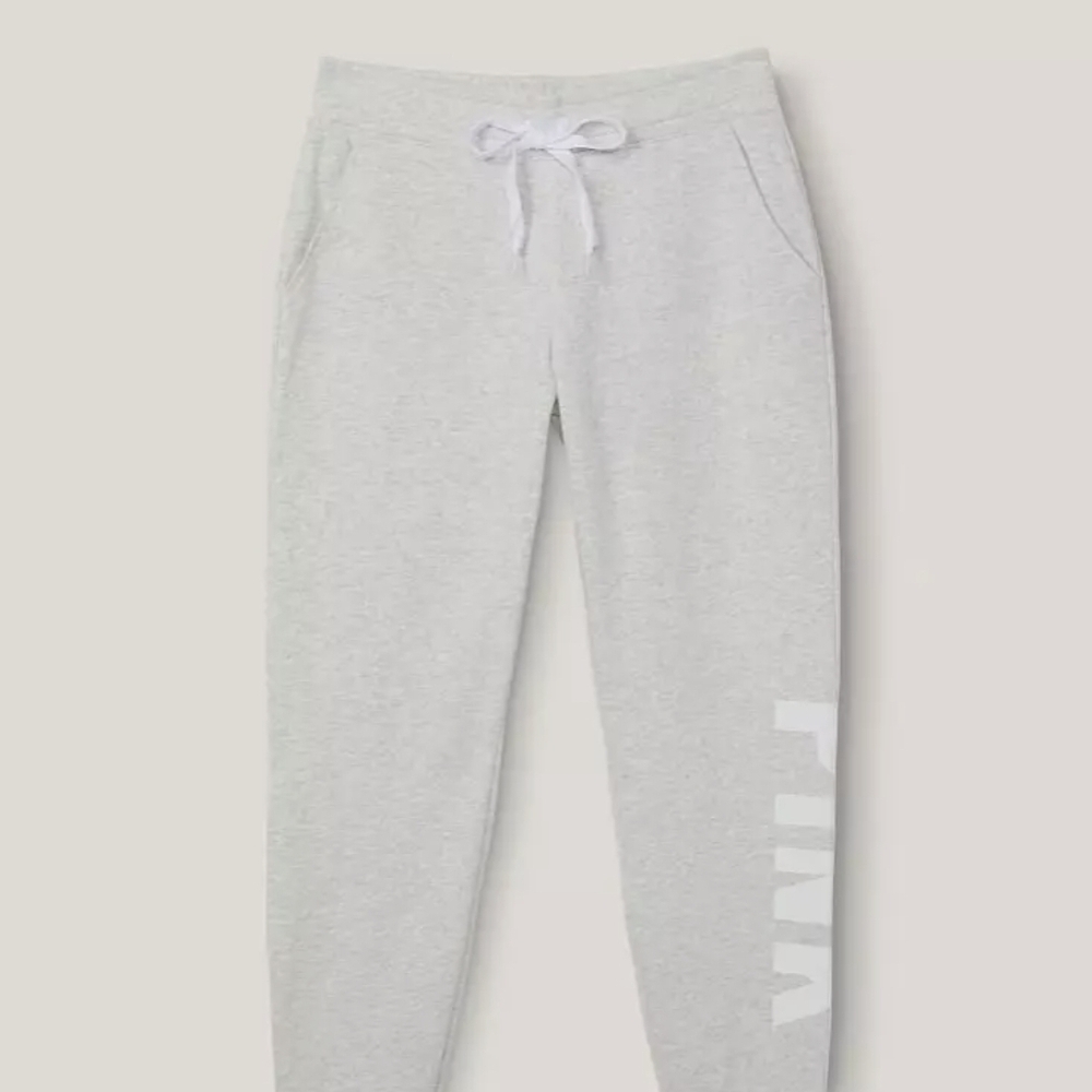 PINK Gray Jogger Sweatpants